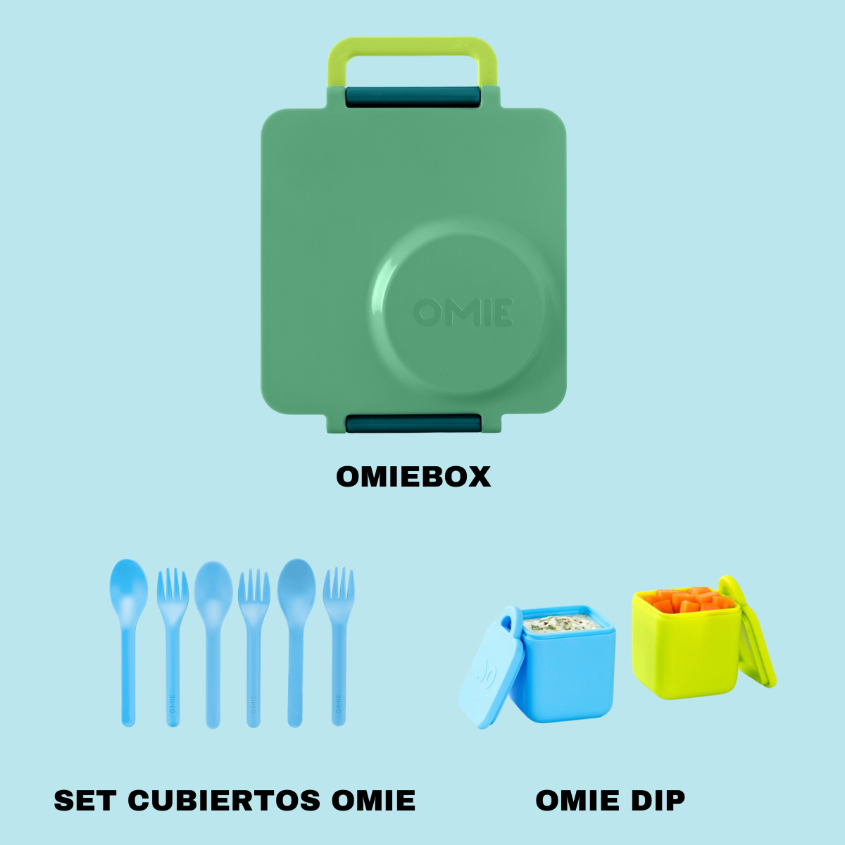OMIELIFE - OMIEBOX & DIP & CUBIERTOS