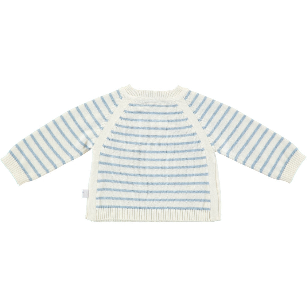 Mon Marcel Suéter de algodón con manga larga de raya para bebe Alvar, Mon Marcel - Trésor de Zoë