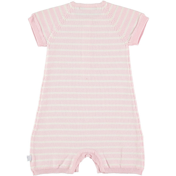 Mon Marcel Romper de agodón de manga corta con raya para bebe Joan, Mon Marcel - Trésor de Zoë