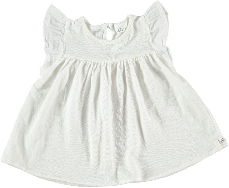 Buhó Playera blanca de algodón para bebe Roma, Búho - Trésor de Zoë