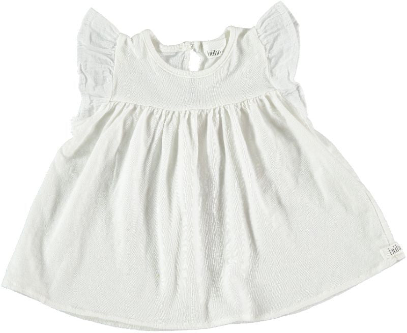Buhó Playera blanca de algodón para bebe Roma, Búho - Trésor de Zoë