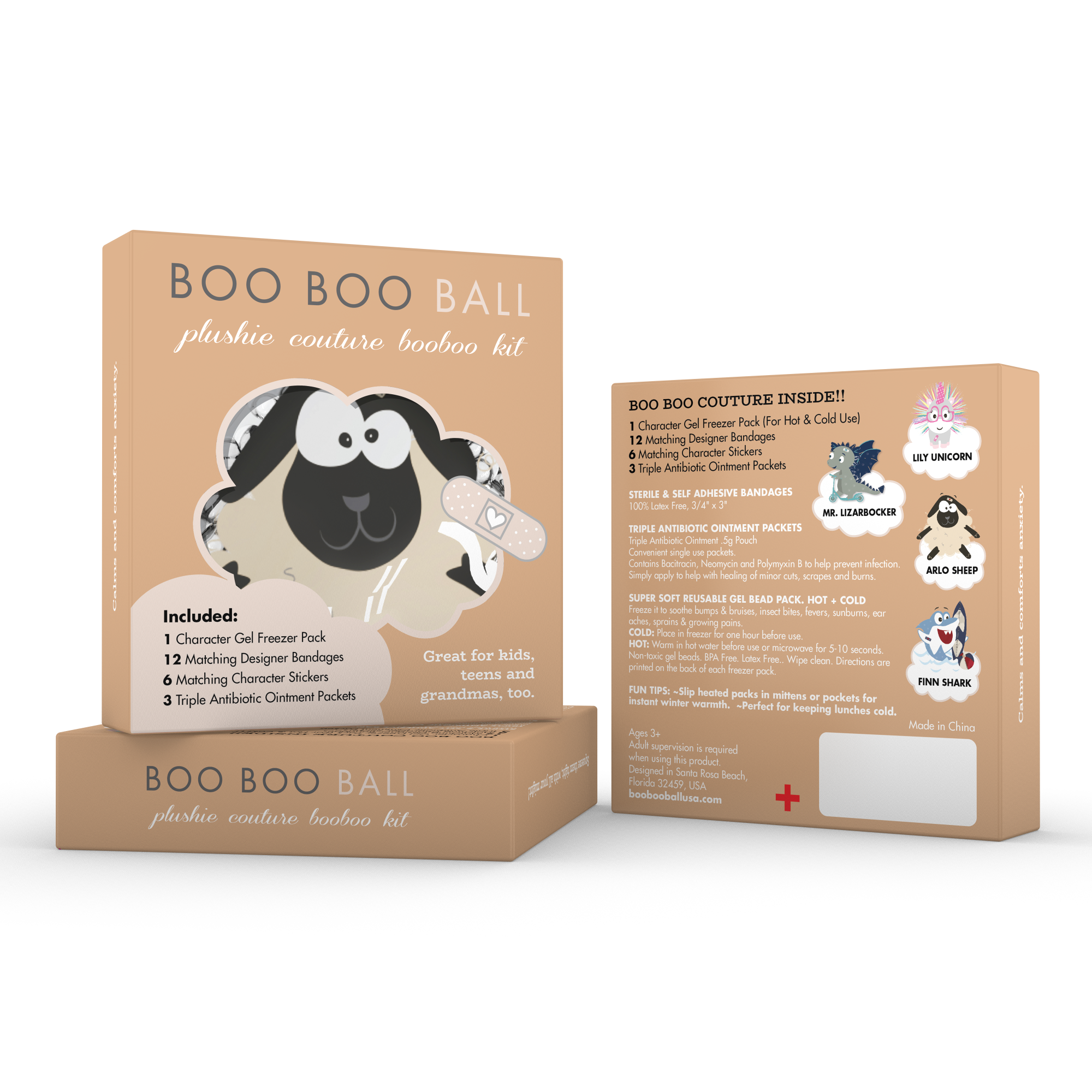 Boo Boo Ball - MINI KIT de primeros auxilios, Trésor de Zoë - Trésor de Zoë