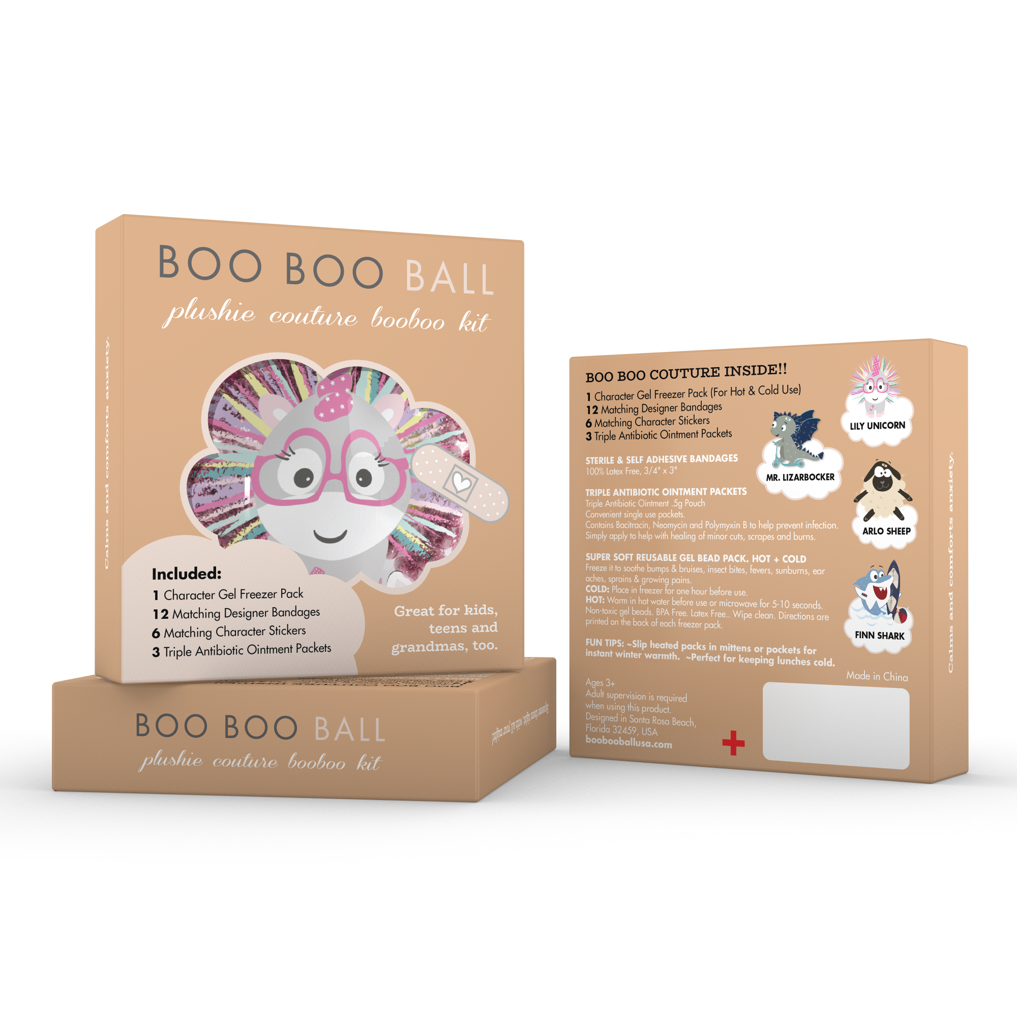 Boo Boo Ball - MINI KIT de primeros auxilios, Trésor de Zoë - Trésor de Zoë